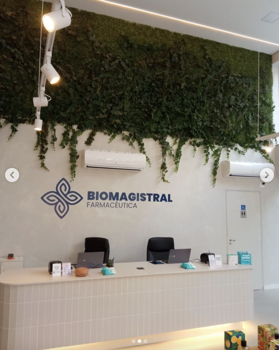 Recepção da Biomagistral Farmacêutica